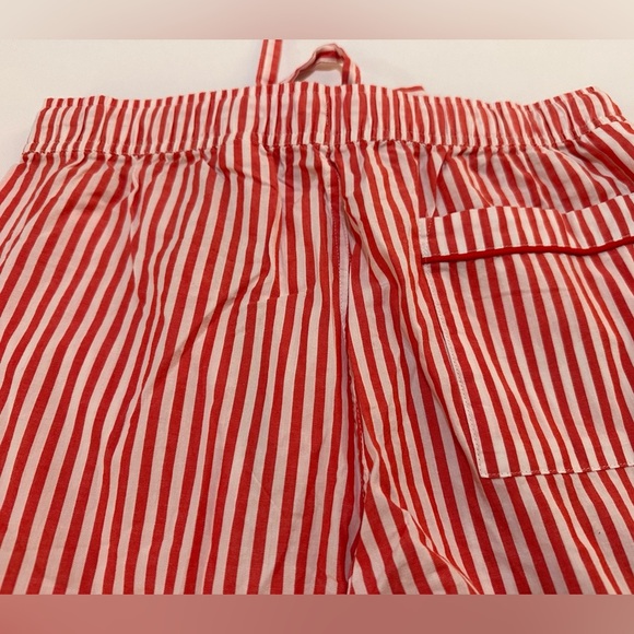J. Crew 2-Pair Bundle PJs Green Stripes/Red Stripes Sz S NWOT - Picture 7 of 8